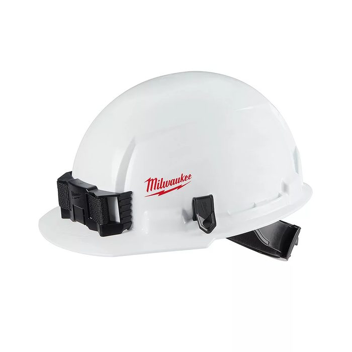 BOLT White Type 1 Class E Front Brim Hard Hat