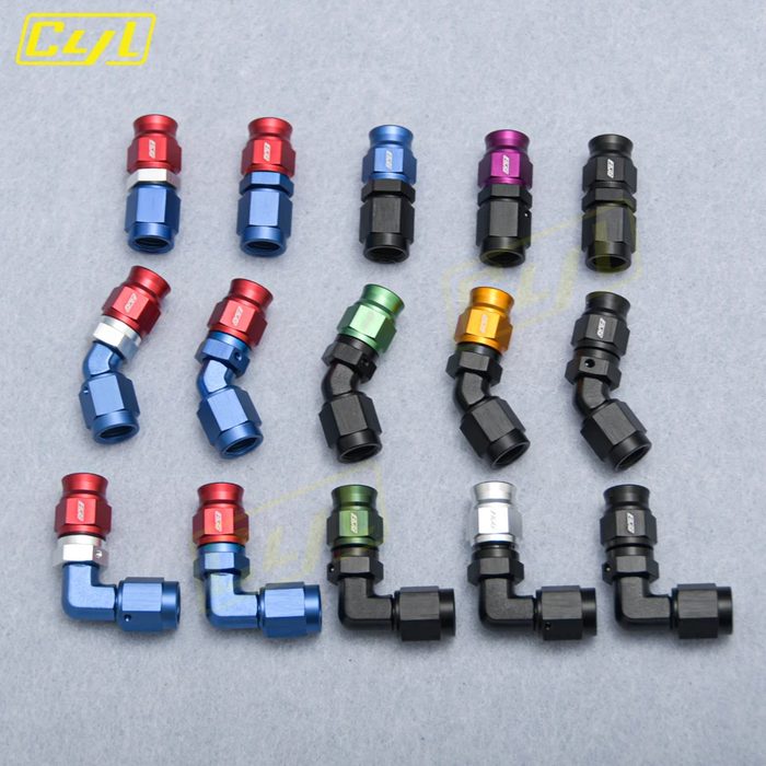 AN3 Anodized Forged PTFE Hose End