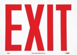 Safety Sign, Exit