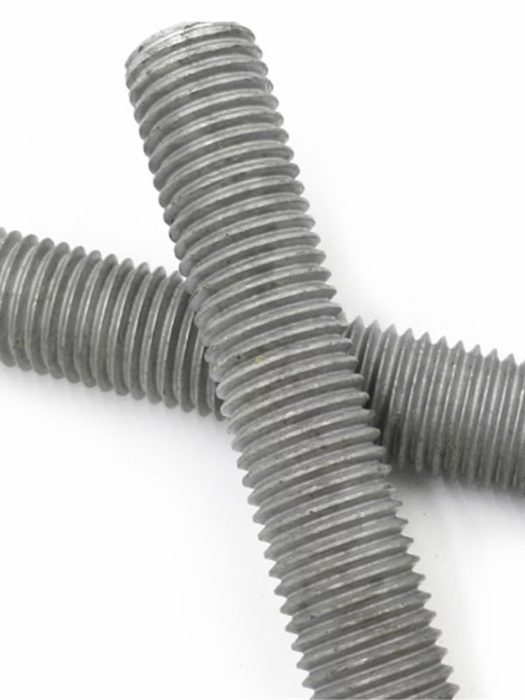 1/2" x 6" Hot Dip Galvanized Steel Threaded Rod