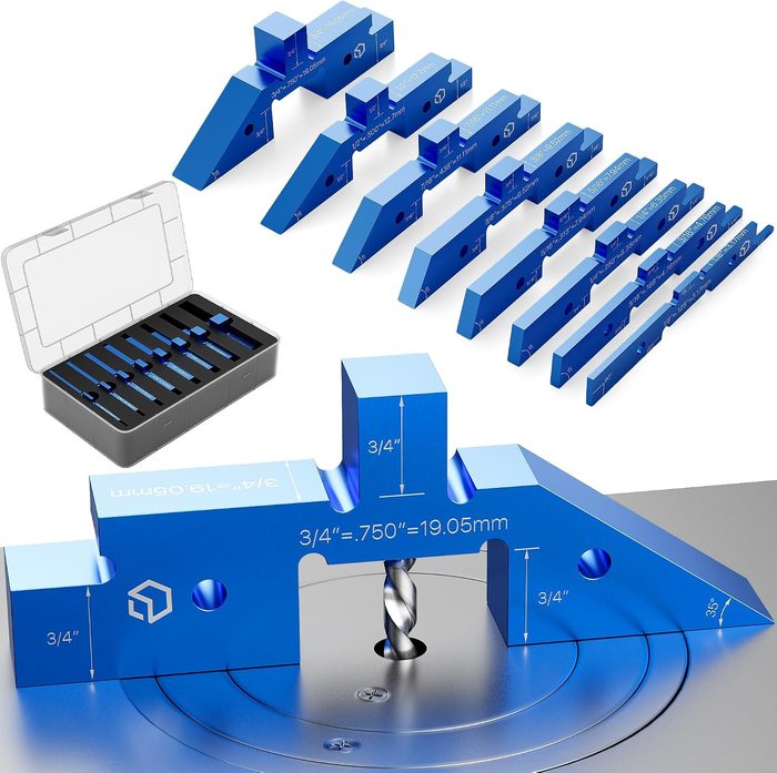7pcs Aluminum Precision Setup Blocks Height Gauge Set