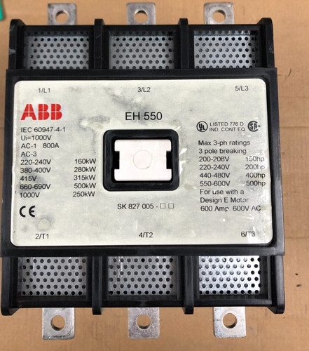 EH-550 AC magnetic 3 phase contactor