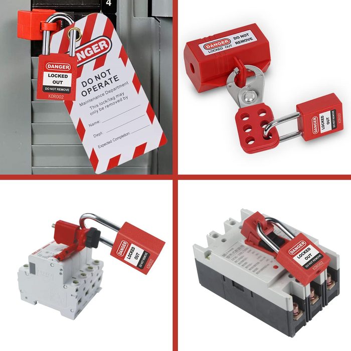 "Follow Lockout / Tagout Procedure" Decals