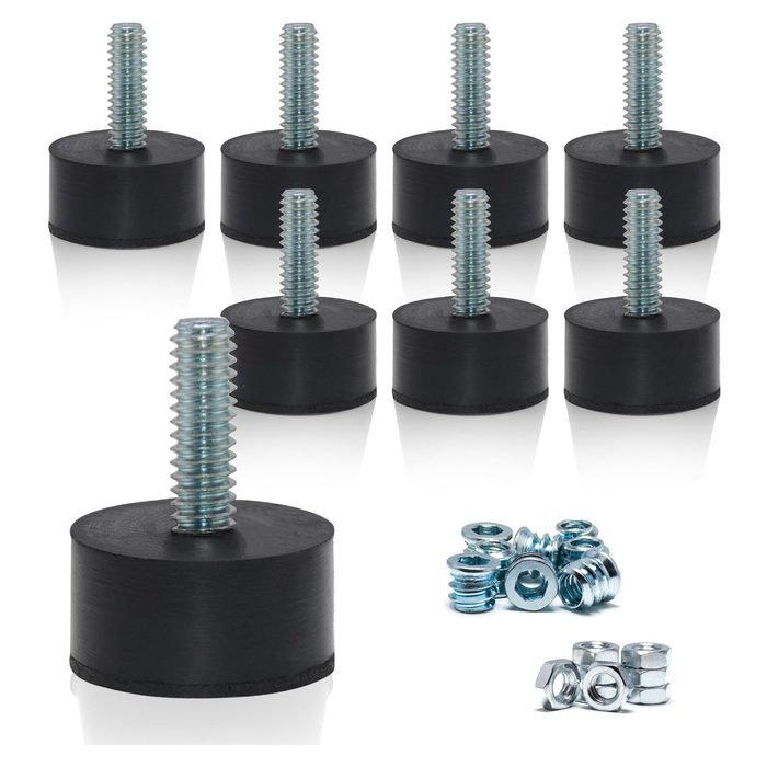 1/4-20 Rubber Leveling Feet