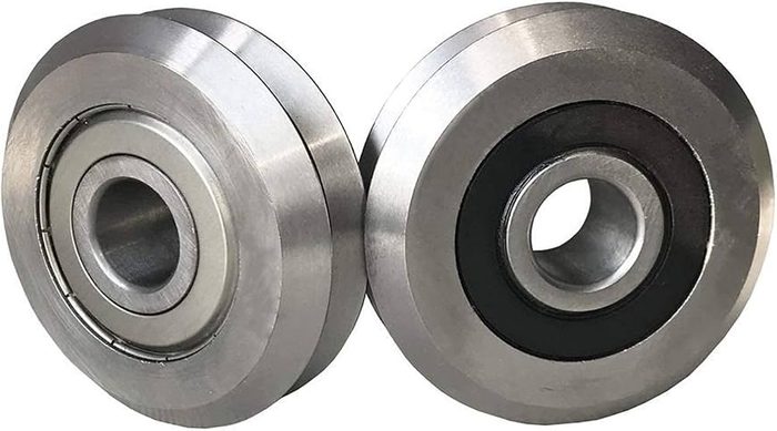 W1zz W1-2rs W1 V Groove Track Roller Bearing 4.763x19