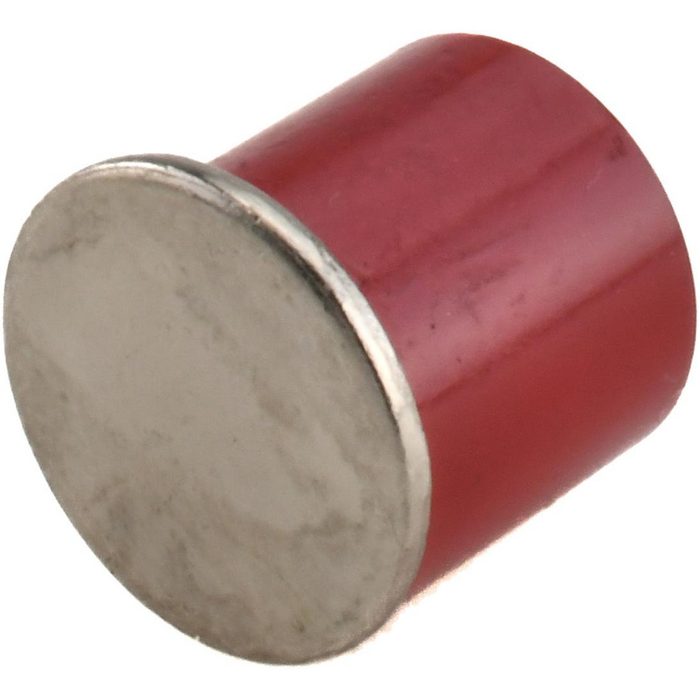 Pot Magnet, Tapped Hole, 1-1/16 inch Diameter, 1-inch Height, 13-pounds Magnetic Pull
