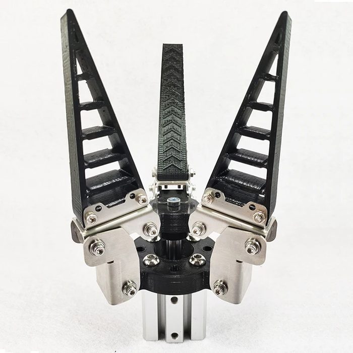 Fin-Ray Effect Mechanical Bionic Flexible Robotic Hand Soft-Finger Gripper