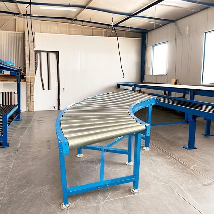 90 Degree Turning Gravity Heavy Duty Roller Track Conveyor