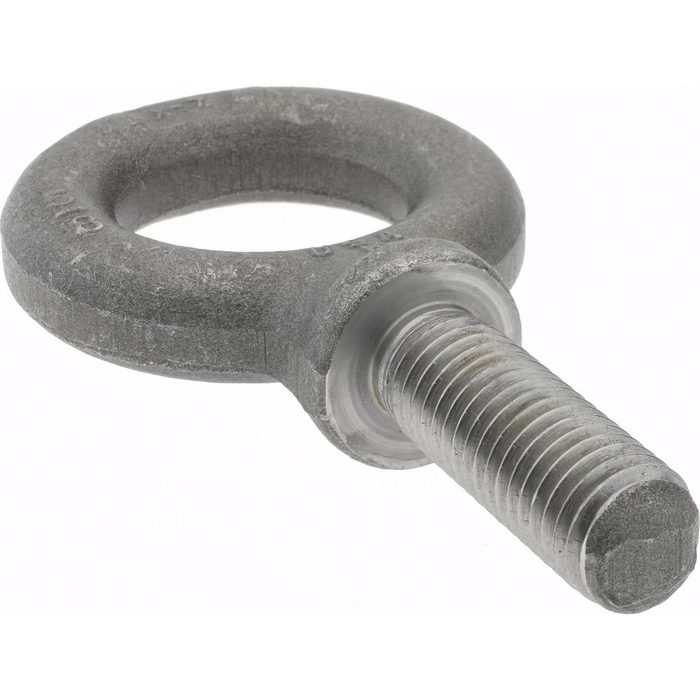 Fixed Lifting Eye Bolt, With Shoulder, 5/8-11 Thread, Grade 1030 Steel