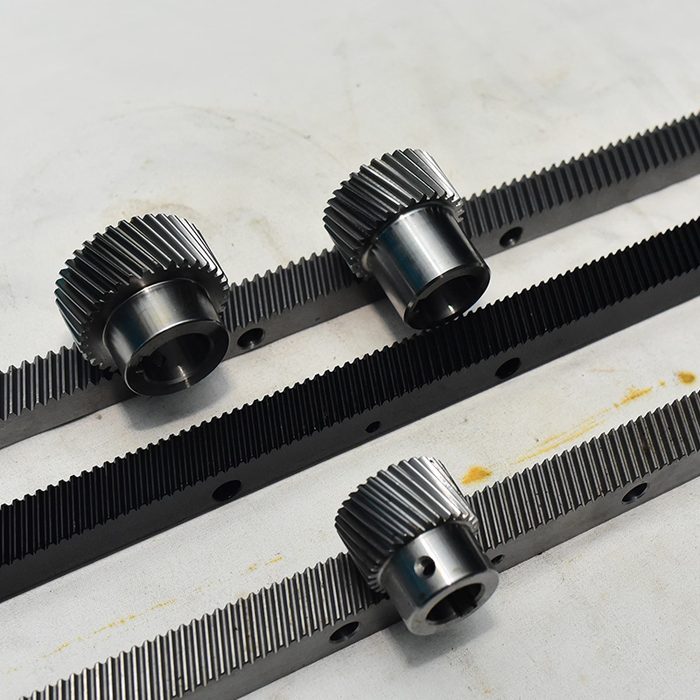 Right Helical Rack 1.25M 1400mm Steel Gear Set for CNC