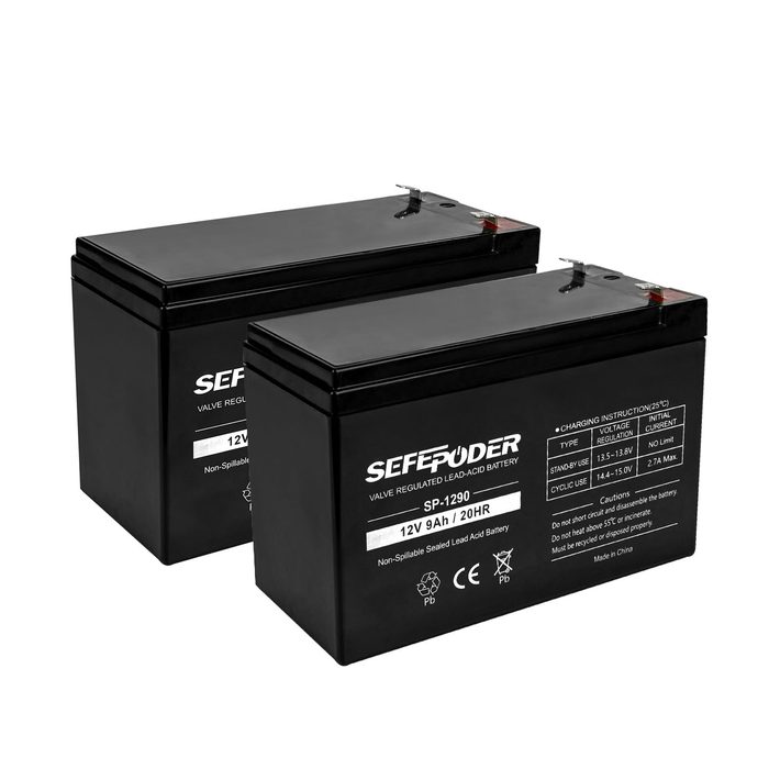 12V 9Ah Rechargeable Sealed Lead Acid Battery