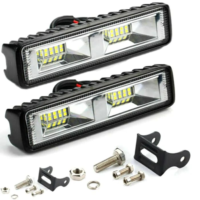 48W 16LED Car Work Light DRL Spotlight