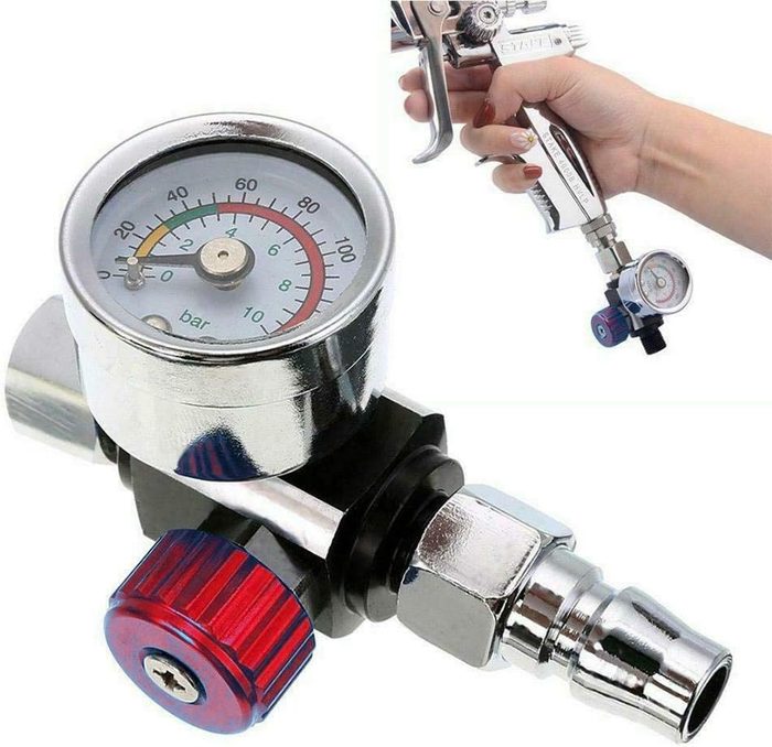 Spray Gun Air Regulator Gauge
