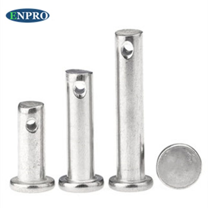 Clevis Pin, 0.875 in Dia x 2.203 in Overall Length x 2.500 in Shank Length x 0.203 in Hole Dia