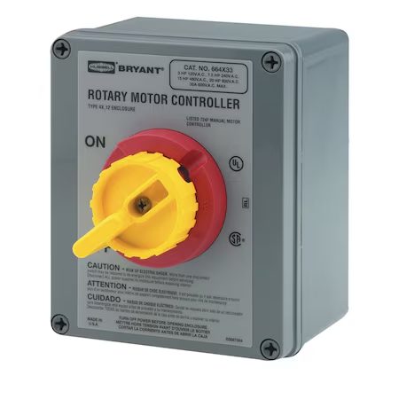 30AMP 600V 3P Industrial Motor Starting Switch