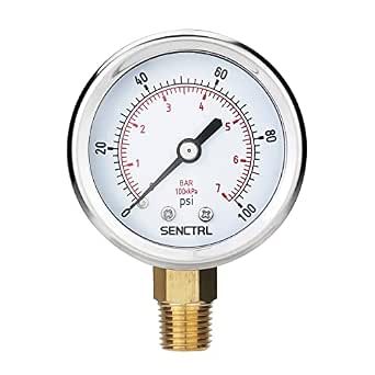 0-100 psi Water Pressure Gauge