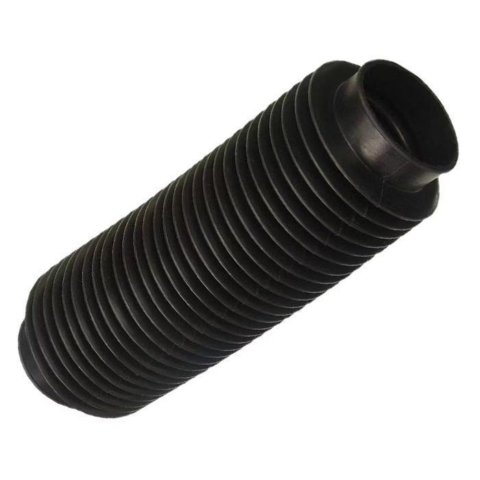 Black Polyurethane Tie Rod Dust Boot; Octagon Style