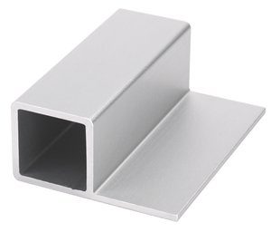 Clear Anodized Aluminum Square Tube Stock
