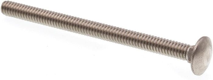 Carriage Bolt, 1/4in-20 X 3-1/2in, Grade 18-8 Stainless Steel