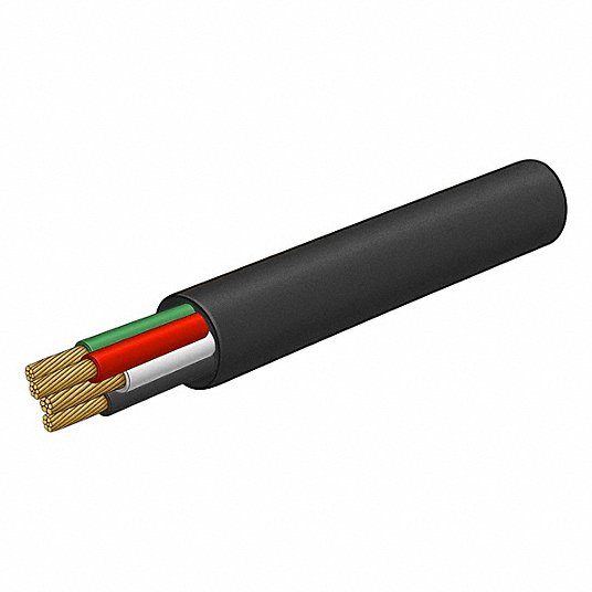 Portable Cord, SOOW, 600 V, 4 Conductor, 10 AWG