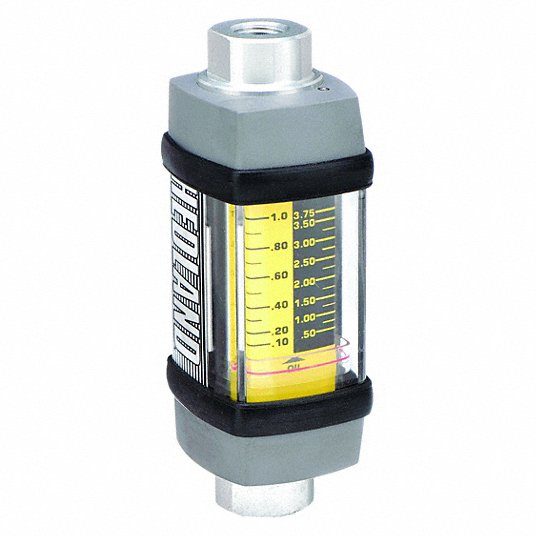 Flow Meter - Hydraulic, 0.1 gpm Port Size, SAE, Female, 1 gpm Max Flow