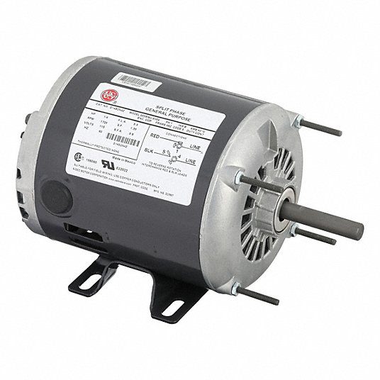 0.25 HP 1725 RPM Phase 48 Frame AC Motor