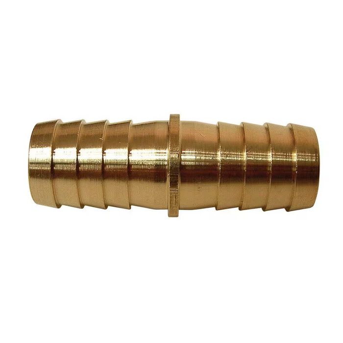 Barb Brass Splicer Fitting 1/2 in.