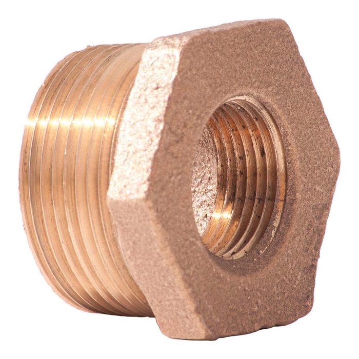 Brass Class 125 Hex Bushing 3" NPT Male x 1-1/2" NPT Female