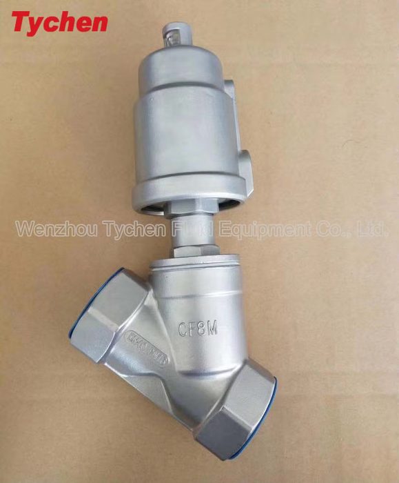 Pneumatic Angle Seat Valve