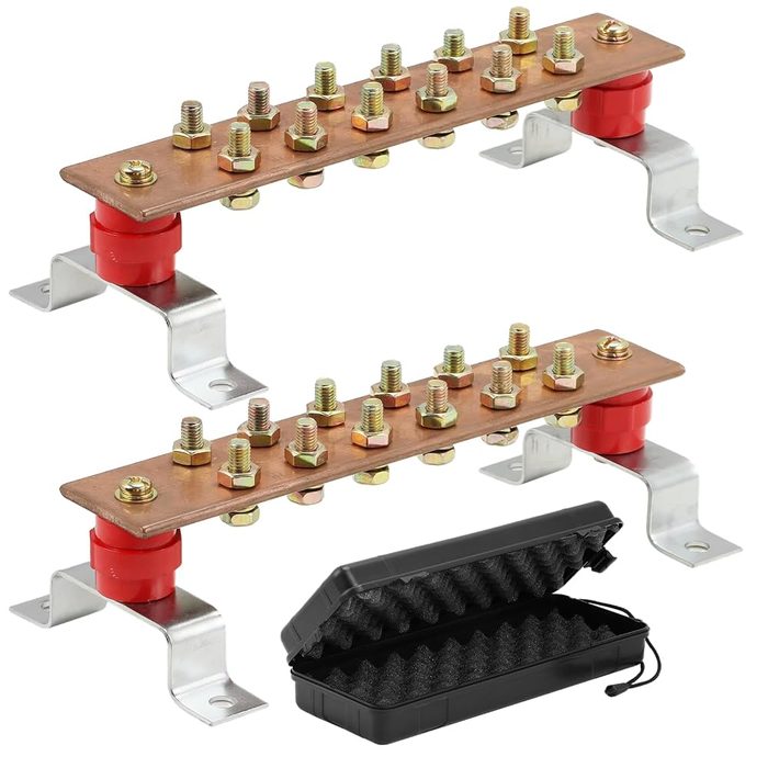 Electrical Copper Ground Bar for Electrical Panel Box Components