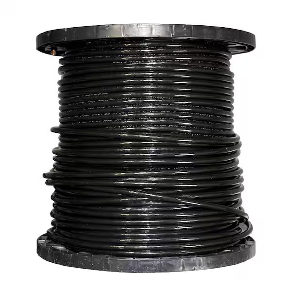 THHN Building Wire, Copper, 3/0 AWG, 1C, Black, Stranded, 500 ft