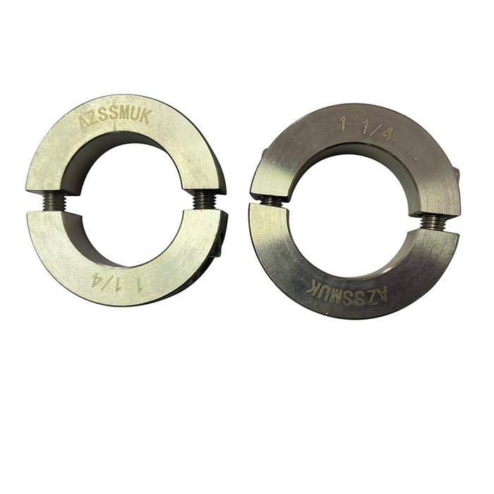 Stainless Carbon Steel Set Screw Double Split Locking Clamp