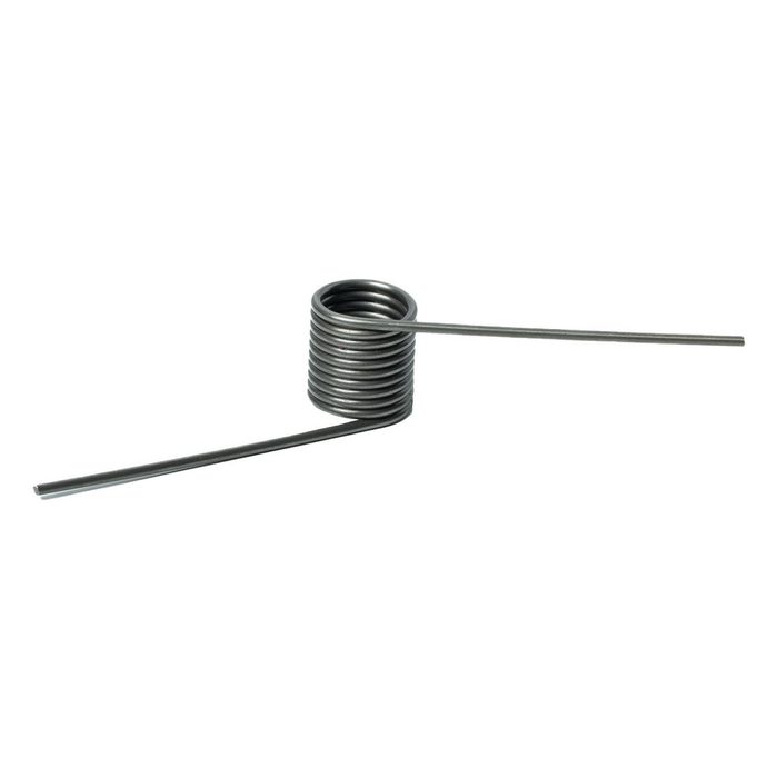 Torsion Spring, 0.235 in Coil Outside Diameter, 0.02500 in Wire Diameter, 0.7500 in Leg Length