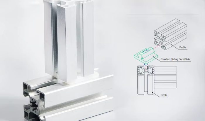 T-Slot Framing System Profiles, 10 Series, 8 ft Lg