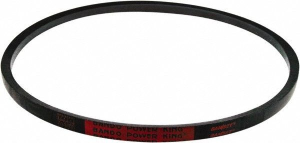 Cogged & Narrow V-Belt: Section A, 34.0000" Outside Length, 1/2" Belt Width