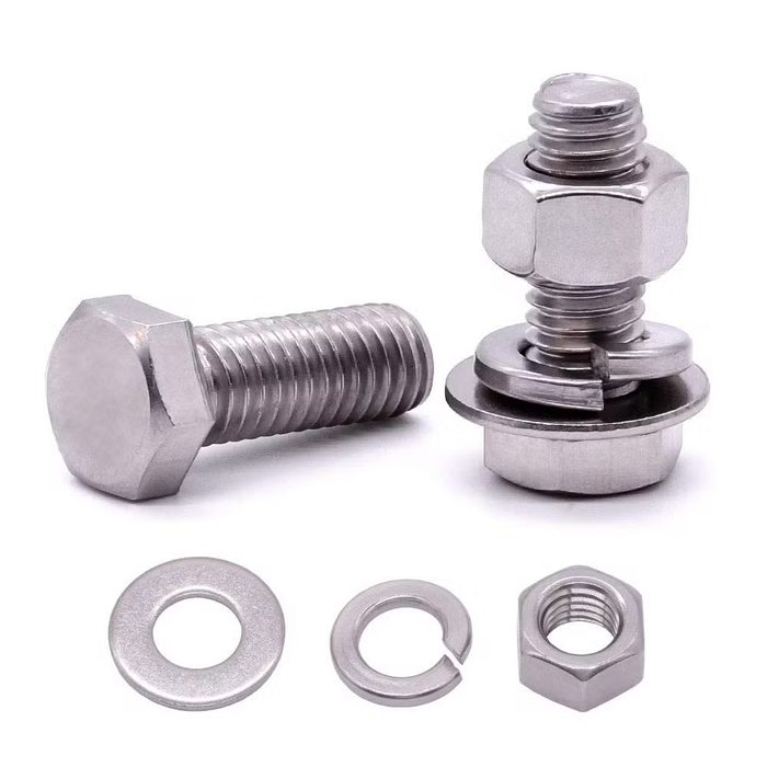 DIN931 Hex Bolt with Washer 3/8-16 X 3/4"