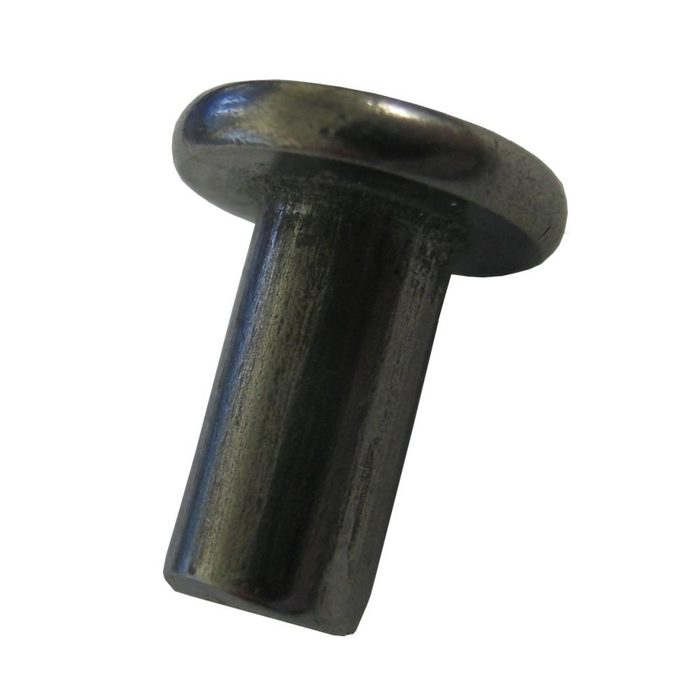 3/16" x 1" Plain Flat Head Solid Rivet