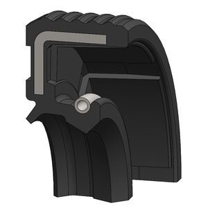 Oil Seal TG Double Lip Spring Ridged