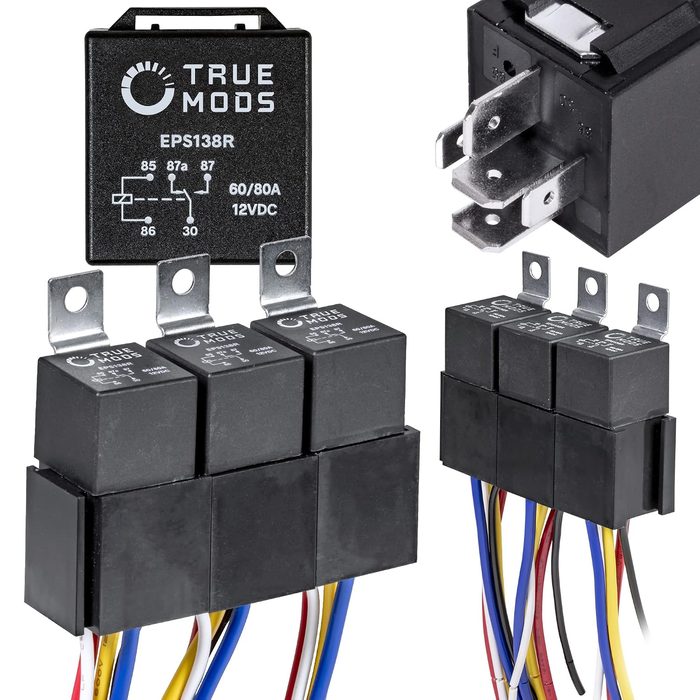 Bosch Style 12V DC 5-PIN SPDT Relay Socket