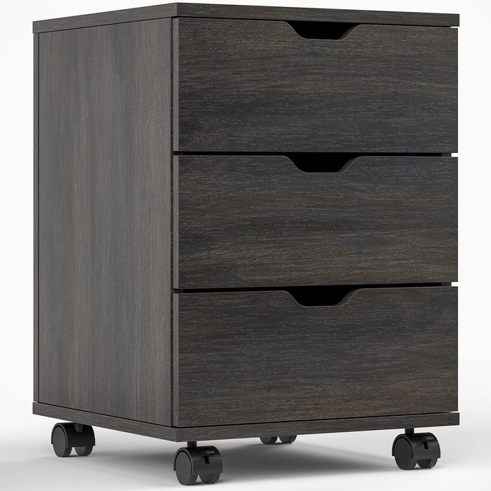 Rolling Three Drawer Cabinet