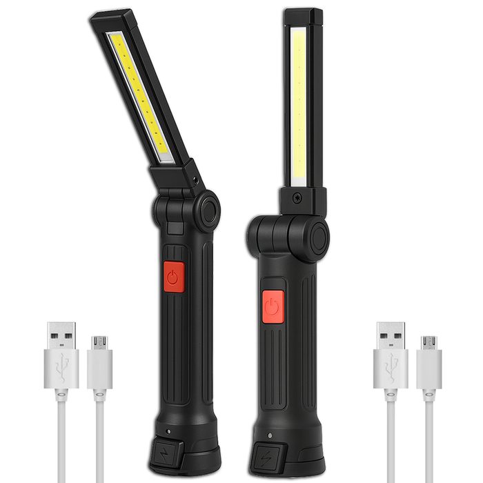 COB Work Light, LED Flashlight with Magnet Holder