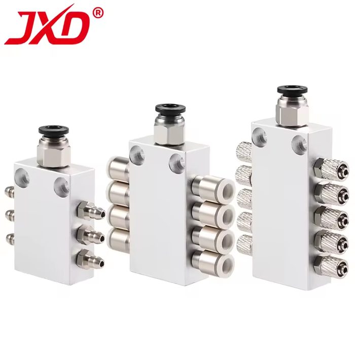 Gas Source Manifold Block Multi-Line Air Distribution Exhaust