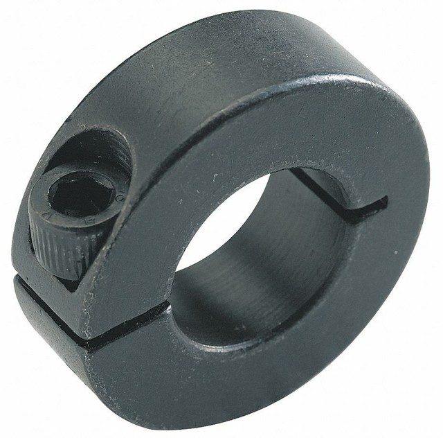 Shaft Collar, Clamp, 1Pc, 3/16 In, Steel