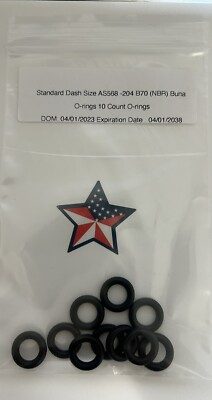 Buna O-Ring, AS568-204, B70 (NBR)