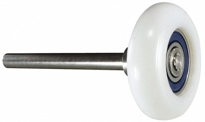 Roller, Track Mount, 2 3/4 in Wheel Dia