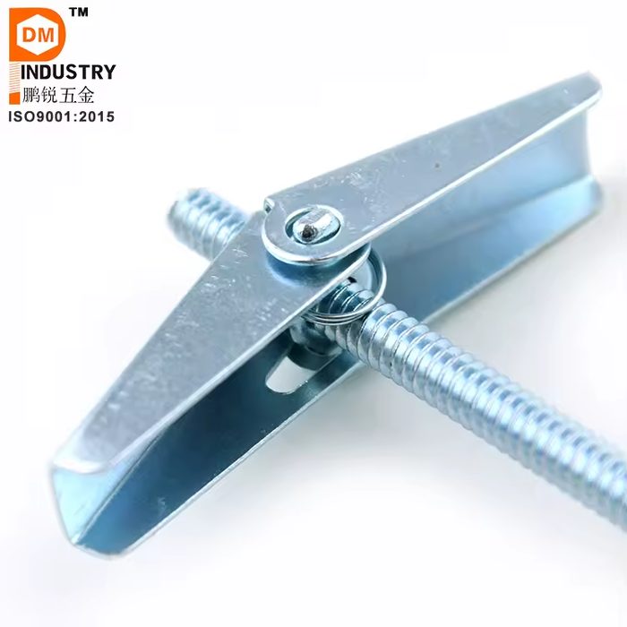 Spring M12 Toggle Bolt Metal Anchor Heavy Duty Ground Anchor Gravity Butterfly