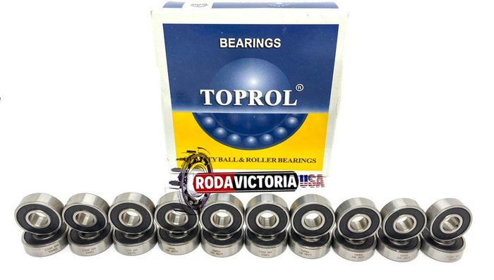 Two Rubber Sealed Deep Groove Ball Bearing