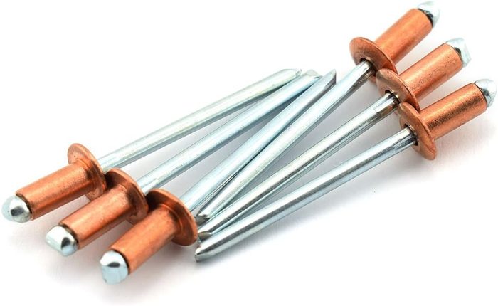Round Head Copper Pop Blind Rivets