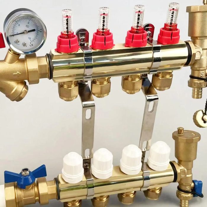 Underfloor Heating Manifold with Flowmeter