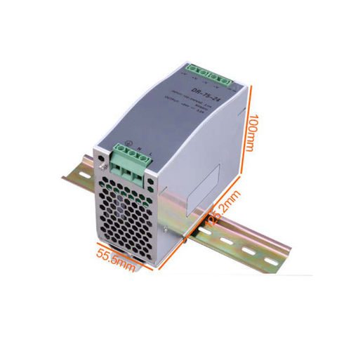 DIN Rail Mounted DC Power Supply 60W 3 Phase